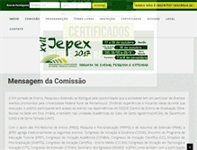 Tablet Screenshot of eventosufrpe.com.br